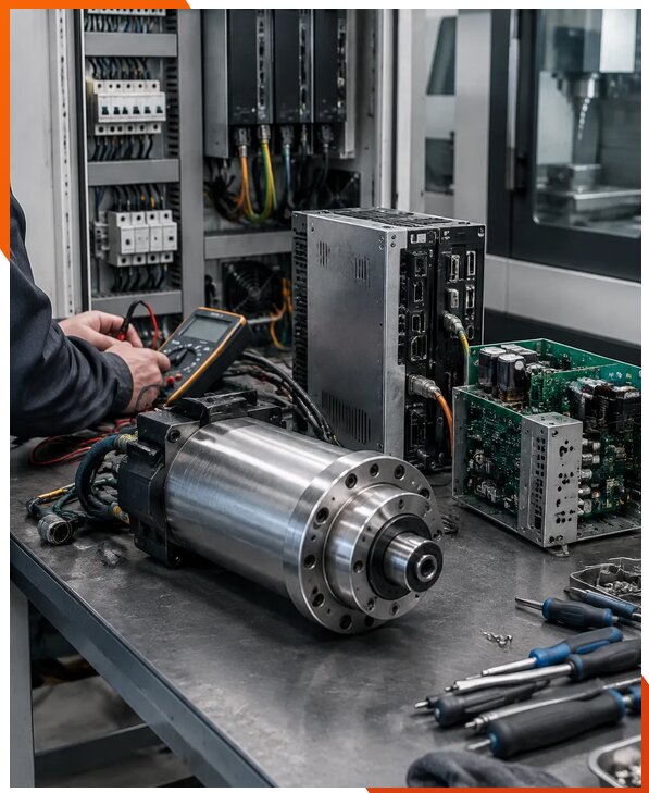 Ремонт приводов шпинделя станков в Астрахани